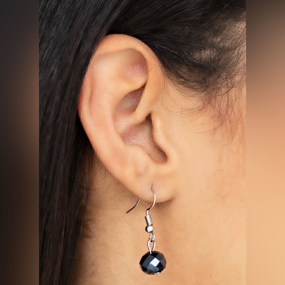 Crystal drop earrings N781 - Picture 1 of 5